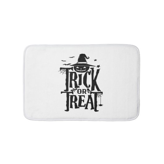 ハロウィーンの衣装Tシャツの女男性へ性 バスマット (正面)