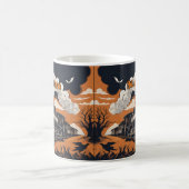 ハロウィーンの表現蒸気列車 コーヒーマグカップ (中央)