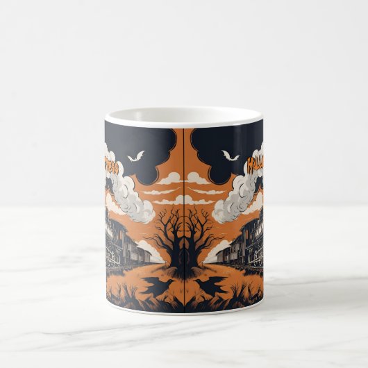 ハロウィーンの表現蒸気列車 コーヒーマグカップ (中央)