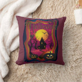 ハロウィーンの装飾トリートまたはトリックモンスター クッション (ブランケット)