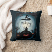 ハロウィーンの装飾トリートまたはトリックモンスター クッション (ブランケット)