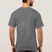ハロウィーンの装飾トリートまたはトリックモンスター Tシャツ (裏面)