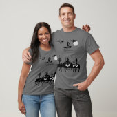 ハロウィーンの装飾トリートまたはトリックモンスター Tシャツ (ユニセックス)