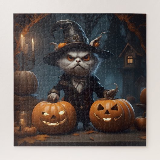 ハロウィーンの装飾 ジグソーパズル (縦)