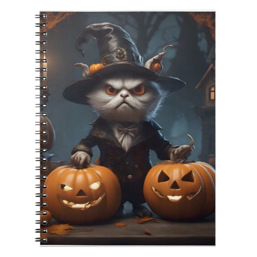 ハロウィーンの装飾 ノートブック (正面)