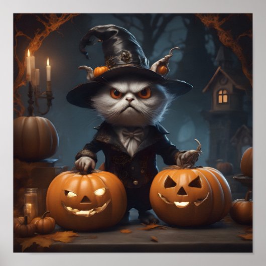 ハロウィーンの装飾 ポスター (正面)