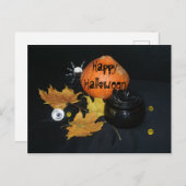 ハロウィーンの装飾 ポストカード (正面/裏面)