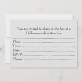 ハロウィーンの装飾 招待状 (裏面)