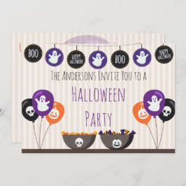 ハロウィーンの装飾 招待状
