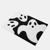 ハロウィーンの装飾（白黒） ドアマット (アングル)