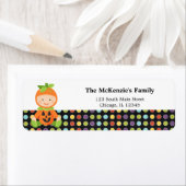 ハロウィーンの誕生日の衣装 ラベル (インサイチュ)