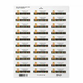 ハロウィーンの誕生日の衣装 ラベル (フルシート)