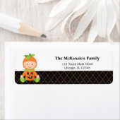 ハロウィーンの誕生日の衣装 ラベル (インサイチュ)