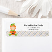 ハロウィーンの誕生日の衣装 ラベル (インサイチュ)