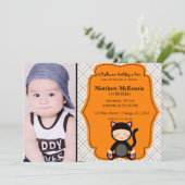 ハロウィーンの誕生日の衣装 招待状 (スタンド正面)