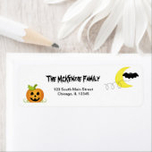 ハロウィーンの誕生日アドレスを返す ラベル (インサイチュ)