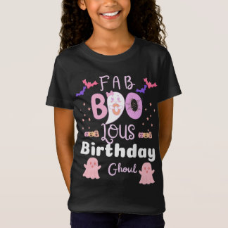 ハロウィーンの誕生日ガール Tシャツ