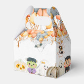 ハロウィーンの誕生日パーティーをトリックまたは治療する フェイバーボックス (裏面サイド)