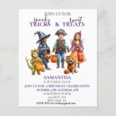 ハロウィーンの誕生日パーティーキッズのトリックトリートコスチューム (正面)