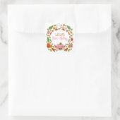 ハロウィーンの誕生日パーティー好意スクエアステッカー スクエアシール (バッグ)