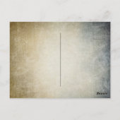 ハロウィーンの誕生日パーティー死神 ポストカード (裏面)