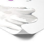 ハロウィーンの誕生日不気味ウェルカムサインを取得しよう ポスター (角)