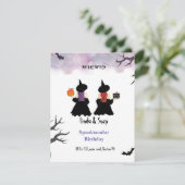 ハロウィーンの誕生日 招待状 (スタンド正面)