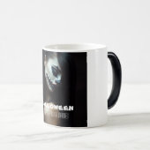 ハロウィーンの謎とパワーのパーソナライズされたマグカップ モーフィングマグカップ (正面右)