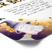 ハロウィーンの赤ちゃんシャワーどのように彼女の腹のゲーム ポスター (角)