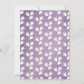 ハロウィーンの赤ちゃんシャワーをスプックするには可愛すぎる 招待状 (裏面)