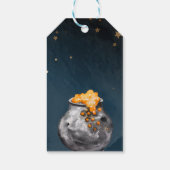 ハロウィーンの赤ちゃんシャワーベビーは恵まれている ギフトタグ (裏面)