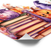 ハロウィーンの赤ちゃんシャワー歓迎サイン ポスター (コーナー)