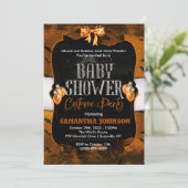 ハロウィーンの赤ちゃんシャワー衣装パーティー 招待状 (スタンド正面)