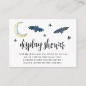 ハロウィーンの赤ちゃんシャワー表示シャワー エンクロージャーカード (正面)