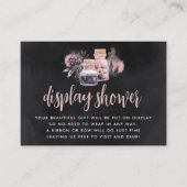 ハロウィーンの赤ちゃんシャワー表示シャワー エンクロージャーカード (正面)