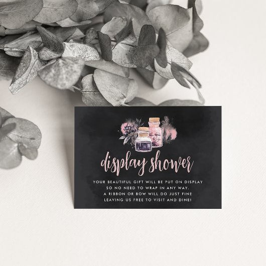 ハロウィーンの赤ちゃんシャワー表示シャワー エンクロージャーカード