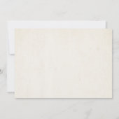 ハロウィーンの赤ちゃんシャワー途中の小さな怪物 招待状 (裏面)