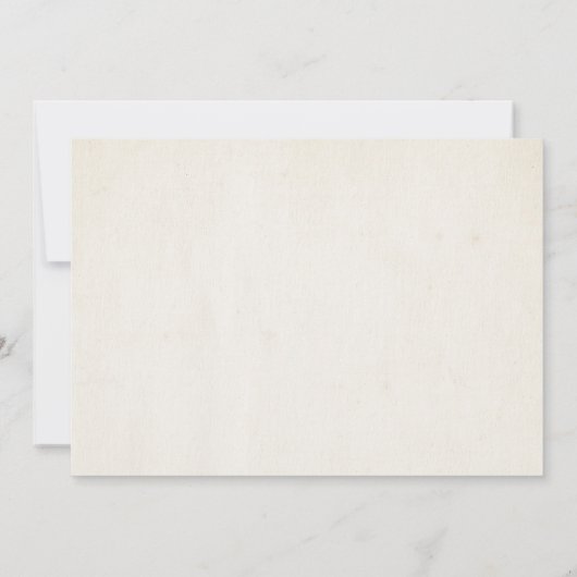 ハロウィーンの赤ちゃんシャワー途中の小さな怪物 招待状 (裏面)