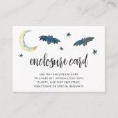 ハロウィーンの赤ちゃんシャワー エンクロージャーカード (正面)