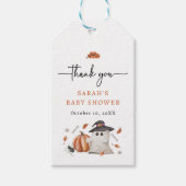 ハロウィーンの赤ちゃんシャワー ギフトタグ (正面)