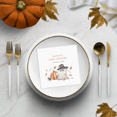 ハロウィーンの赤ちゃんシャワー スタンダードカクテルナプキン