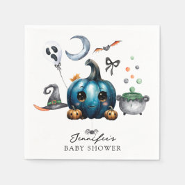 ハロウィーンの赤ちゃんシャワー スタンダードカクテルナプキン