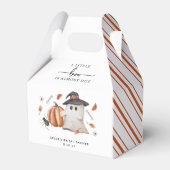 ハロウィーンの赤ちゃんシャワー フェイバーボックス (裏面サイド)