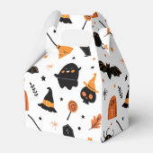 ハロウィーンの赤ちゃんシャワー フェイバーボックス (裏面サイド)