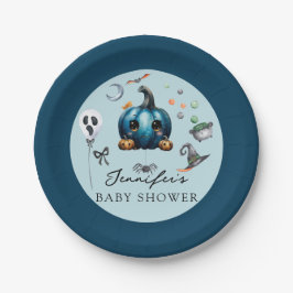 ハロウィーンの赤ちゃんシャワー ペーパープレート