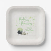 ハロウィーンの赤ちゃんシャワー ペーパープレート (正面)