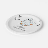 ハロウィーンの赤ちゃんシャワー ペーパープレート (アングル)