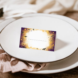 ハロウィーンの赤ちゃんシャワー、小さなブー赤ちゃんシャワー プレイスカード