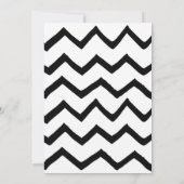 ハロウィーンの赤ちゃんモダンシャワーお洒落ハンドドロー 招待状 (裏面)