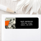 ハロウィーンの返品アドレス ラベル (インサイチュ)